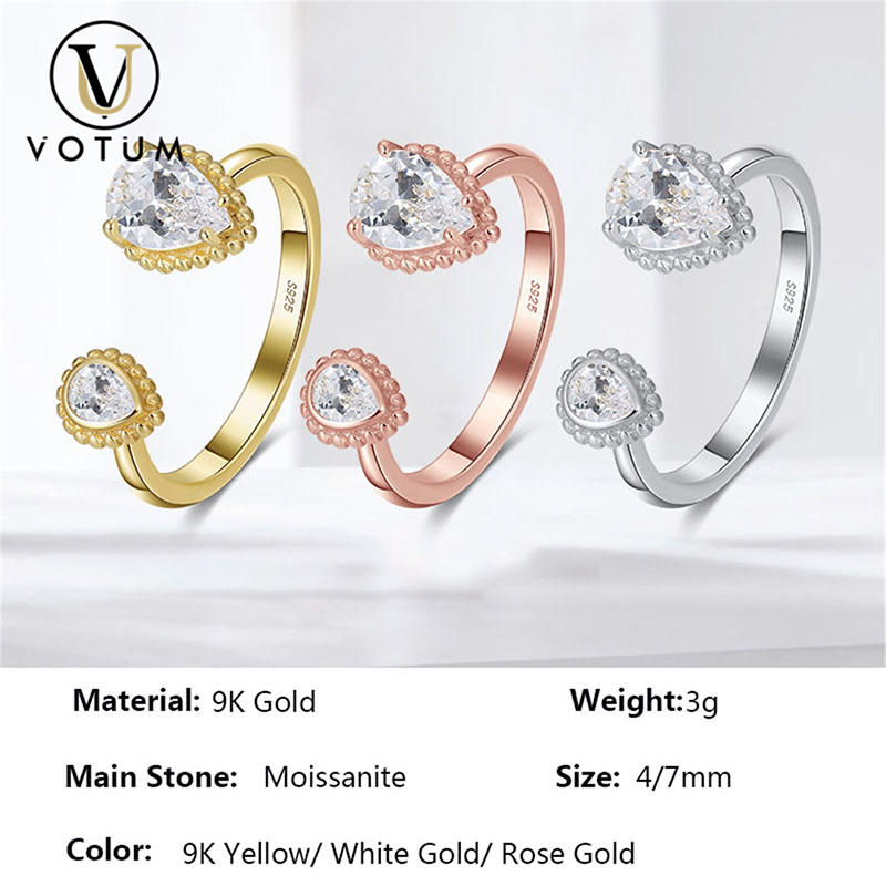 9K Moissanite Jewelry Set